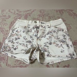 Floral Jean Shorts